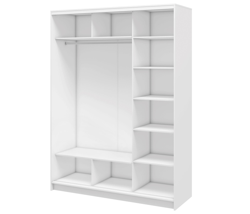 Шкафы-купе 2-х дверные, Шкаф-купе 2-х дверный 177,4х242х61,2 см Базе