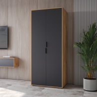 Шкафы двухстворчатые, Шкаф для одежды Оптима ОП-01