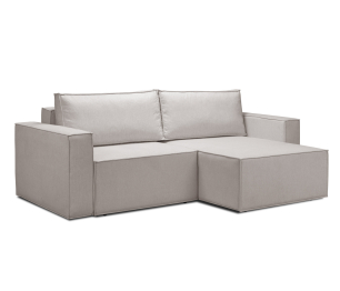 Диван угловой Чикаго со спальным местом, микровелюр