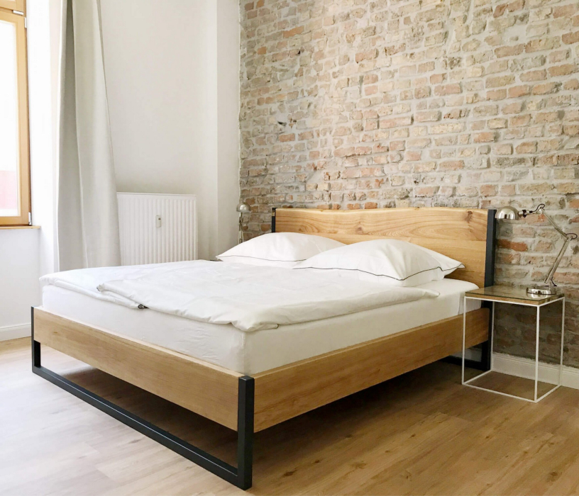 Кровати 160 см, Кровать в стиле лофт Ардено 1.6