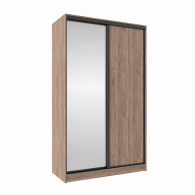 Шкафы-купе 2-х дверные, Шкаф-купе 2-дв  Домашний 1350 зеркало/лдсп  (в2295*ш1350*г595)