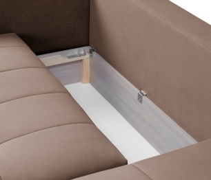 Диван еврокнижка угловой Чилетти Лонг