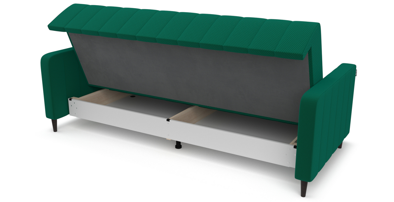 Диваны еврокнижки, Диван-кровать Берген Lux, велюр