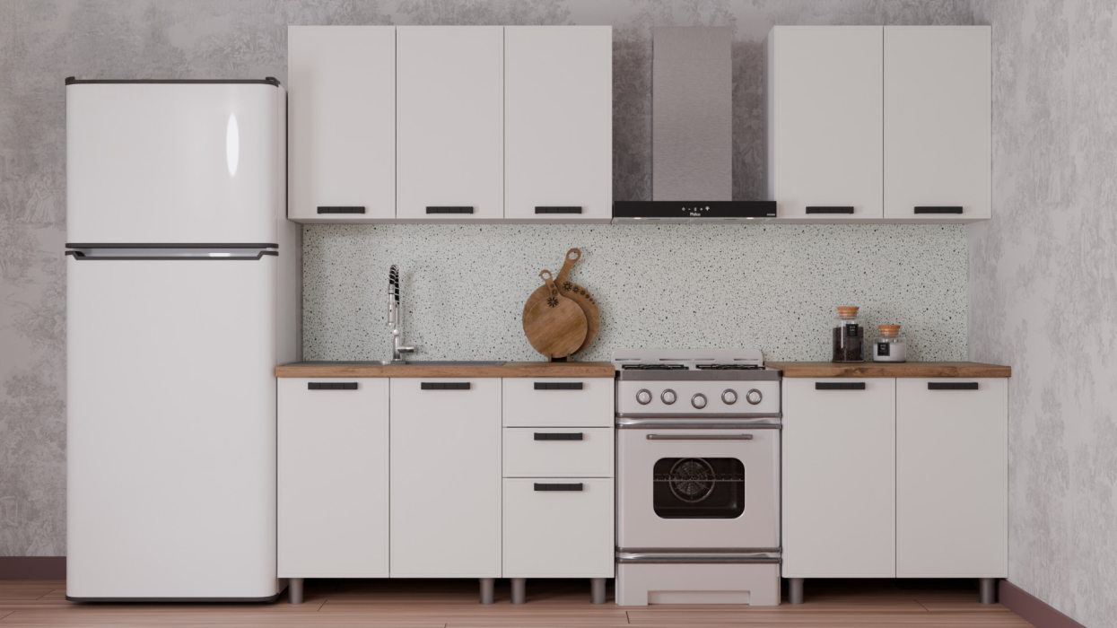 Кухонные гарнитуры, ГК Аленушка 2 м Магнолия