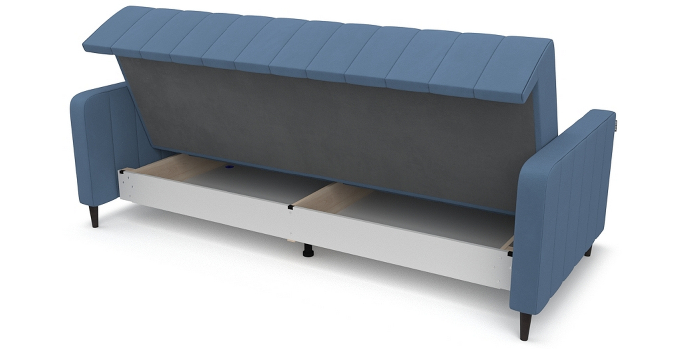 Диваны еврокнижки, Диван-кровать Берген Lux, велюр