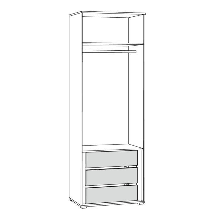 Шкафы распашные, Шкаф для одежды Остин 13.336.02