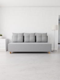 Прямой диван Сияние,еврокнижка,велюр