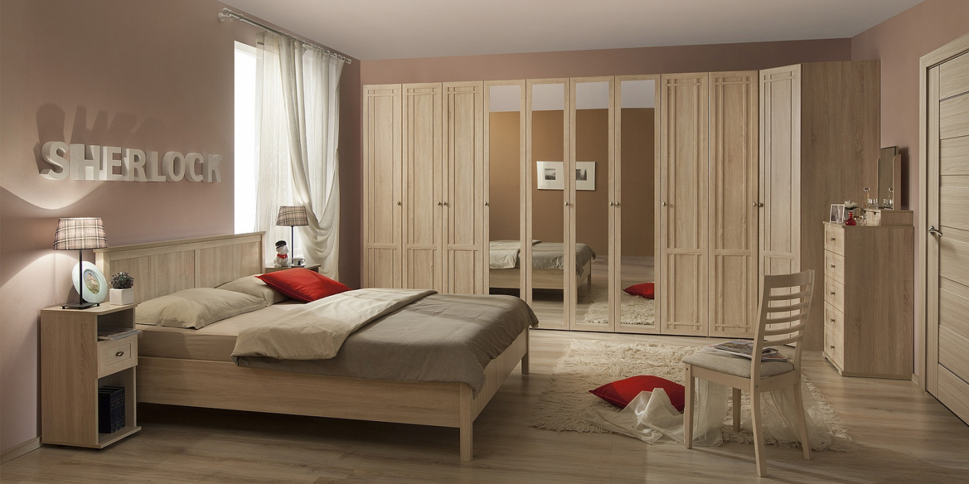 Прикроватные тумбы, Тумба прикроватная высокая Sherlock 51