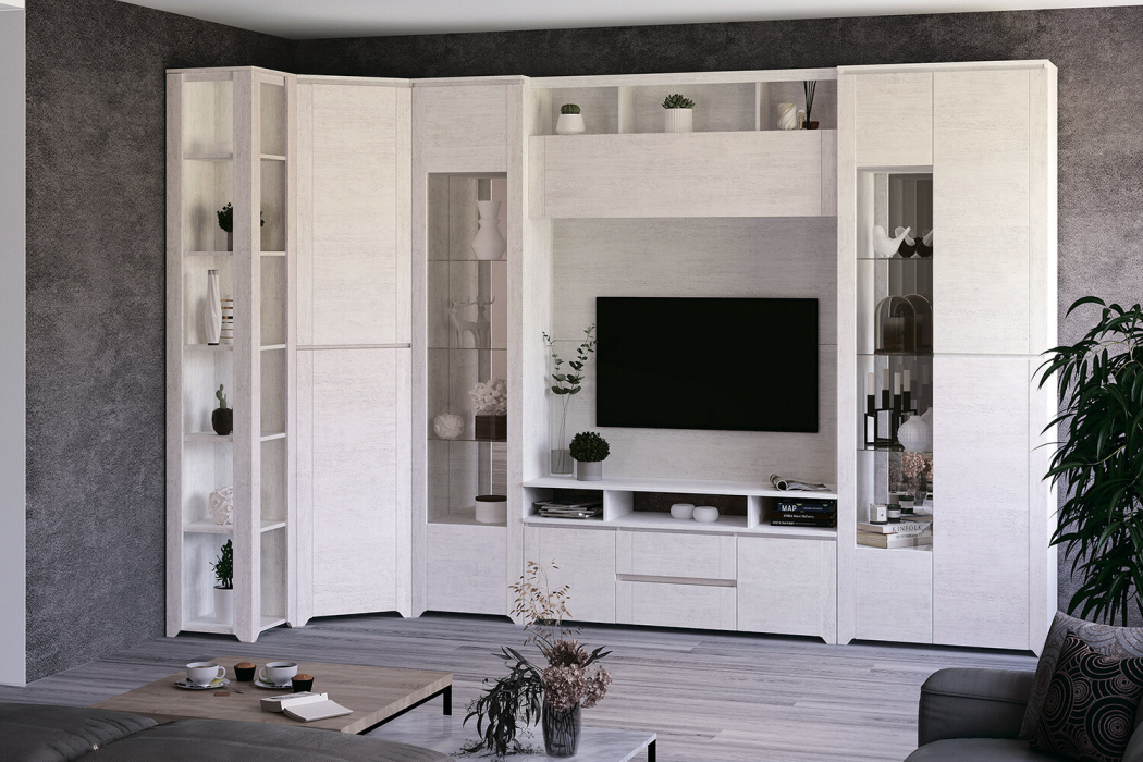 Стеклянные, Шкаф комбинированный Твист 25