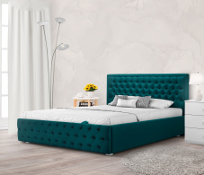 Мягкая кровать, Кровать с мягким изголовьем  Флоренция 1400 с подъемным механизмом