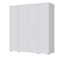 Шкафы распашные, Шкаф четырехстворчатый Плейона