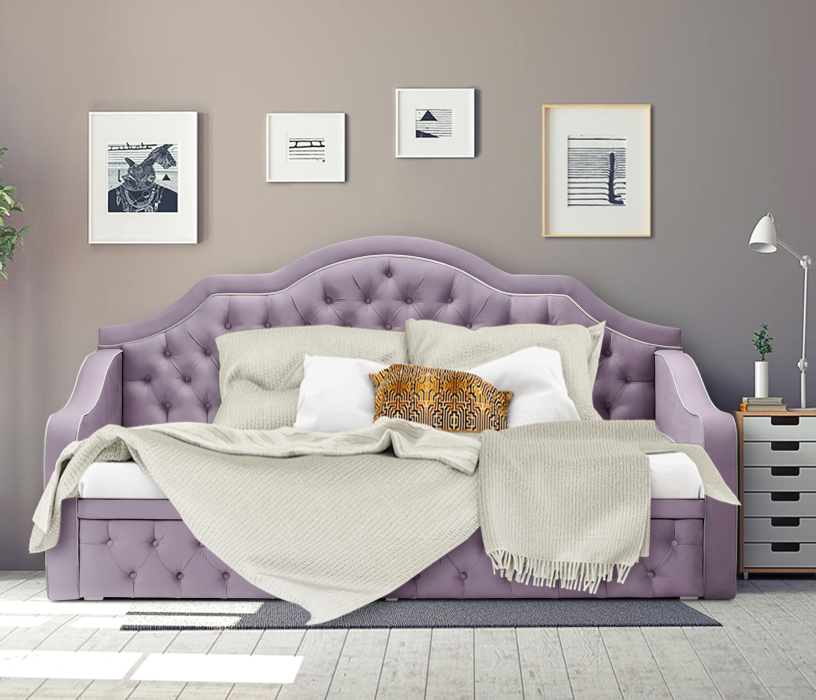 Детские диваны, Софа Инфинити с дополнительным спальным местом,  микровелюр