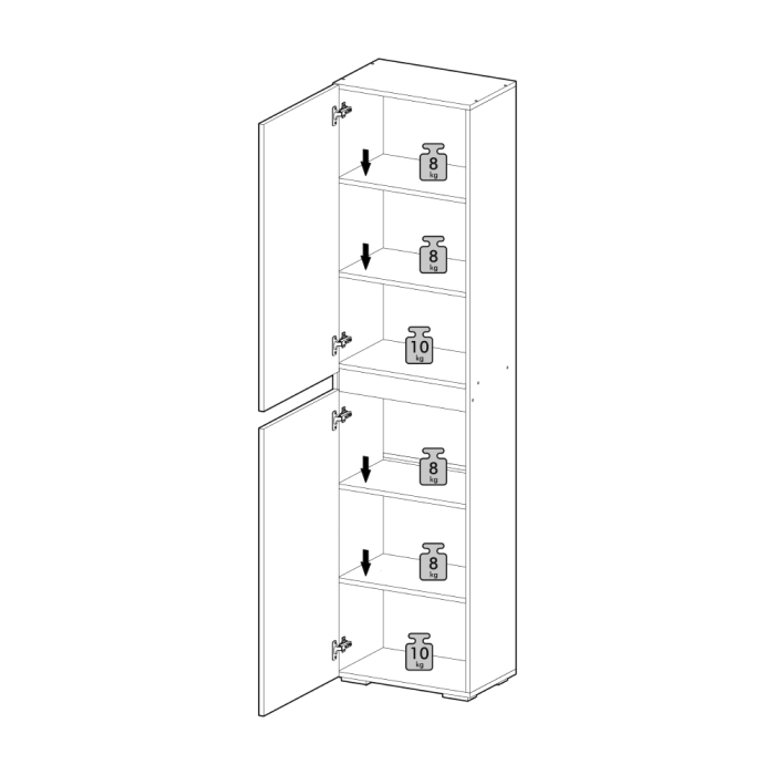Стенки для гостиной, Гостиная Вирола. Комплектация 3
