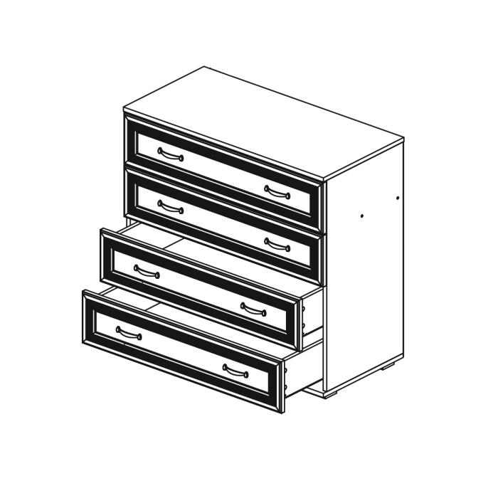 Комоды, Комод классический Ливорно ЛК-22