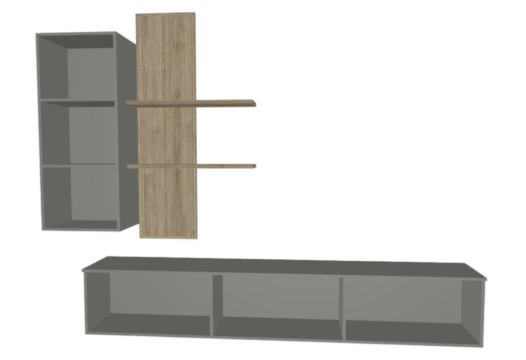Стенки для гостиной, Модульная гостиная Стелла композиция 6