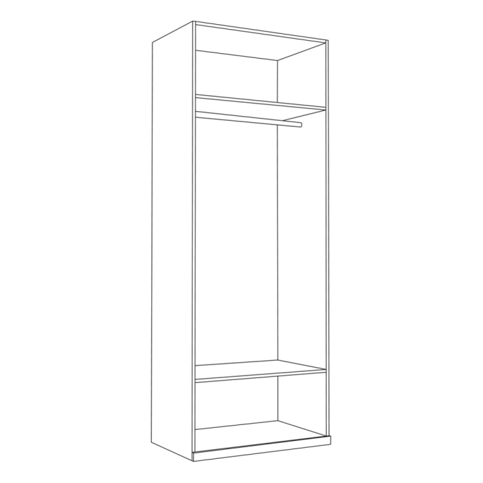 Шкафы распашные, Шкаф для одежды Валенсия 13.329