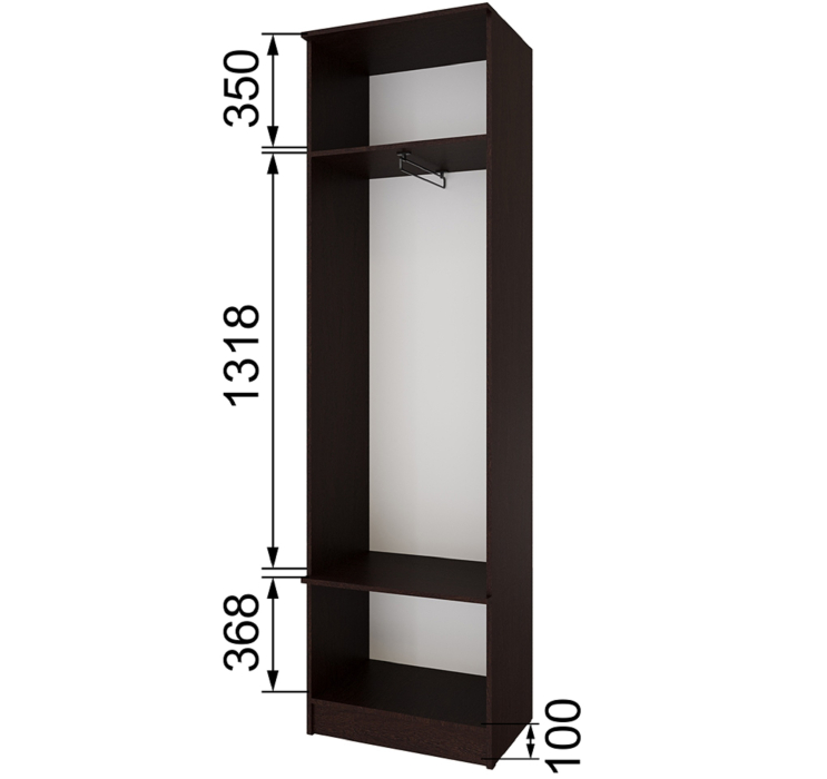 Шкафы двухстворчатые, Шкаф Кано КПШ-1