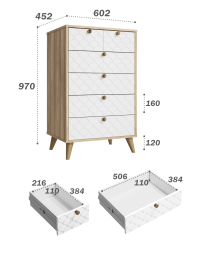 Комод Велламо ВО-2