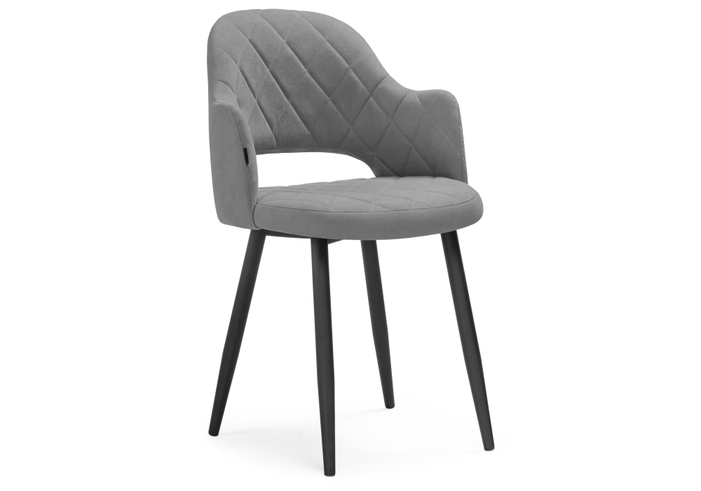 Стулья, Стул Гутрид ромбы спереди (серый / черный)