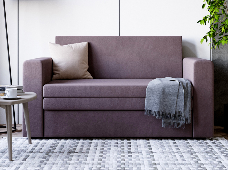 Диваны прямые кухонные, Диван-кровать Нолан Lux велюр