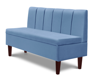 Диван прямой на ножках Лео 132, микровелюр